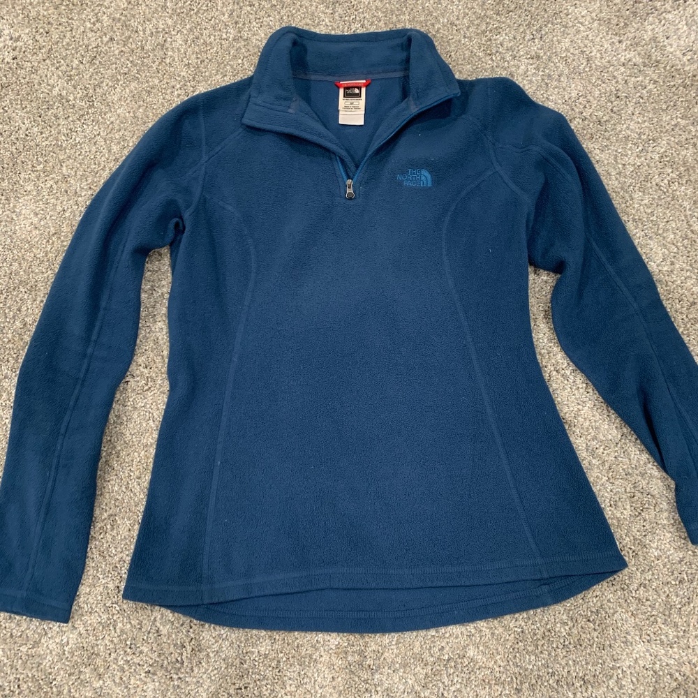 North Face Fleece Half zip pullover